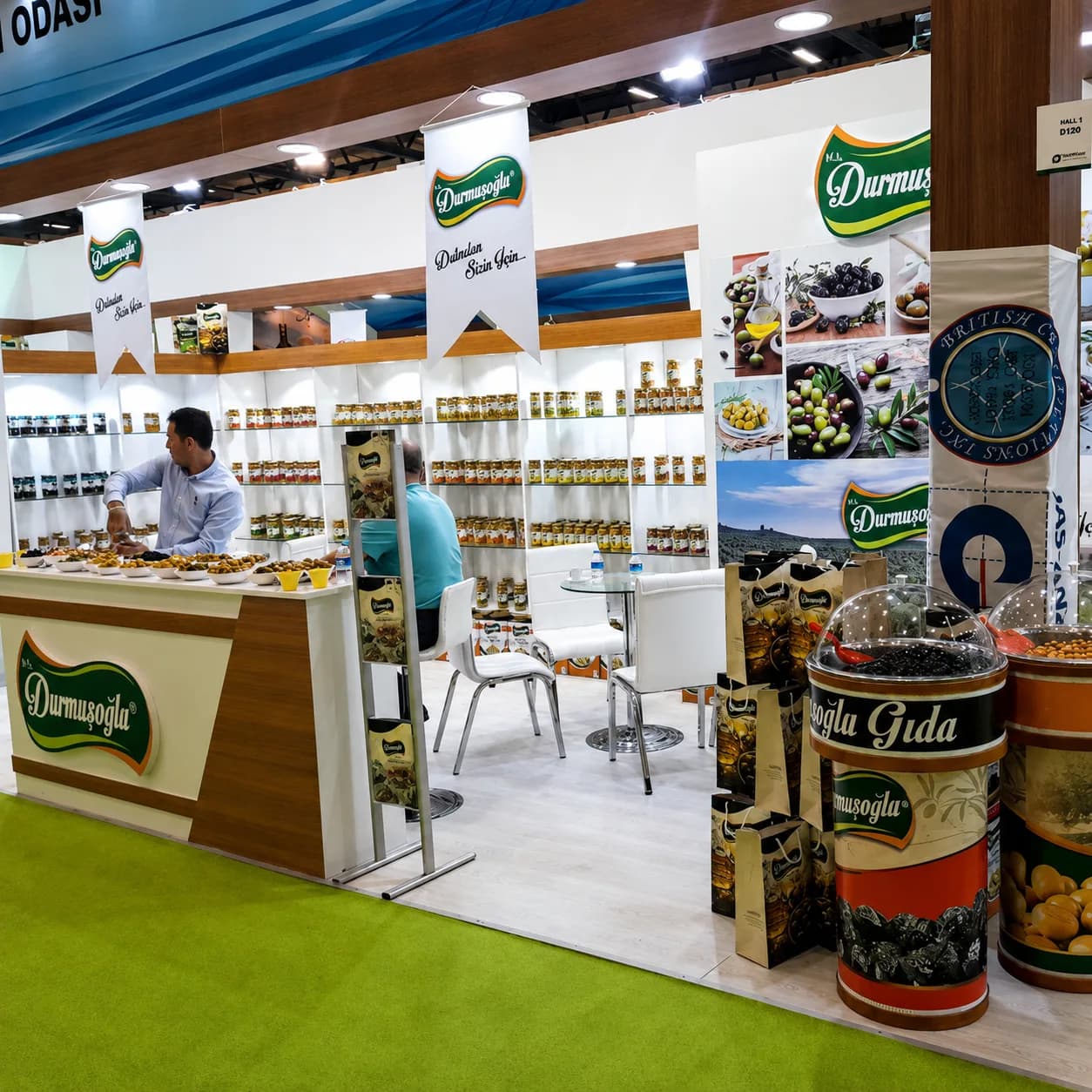 General view of the trade fair stand